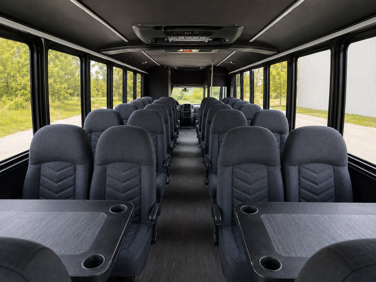 bayonne 15 passenger minibus inside