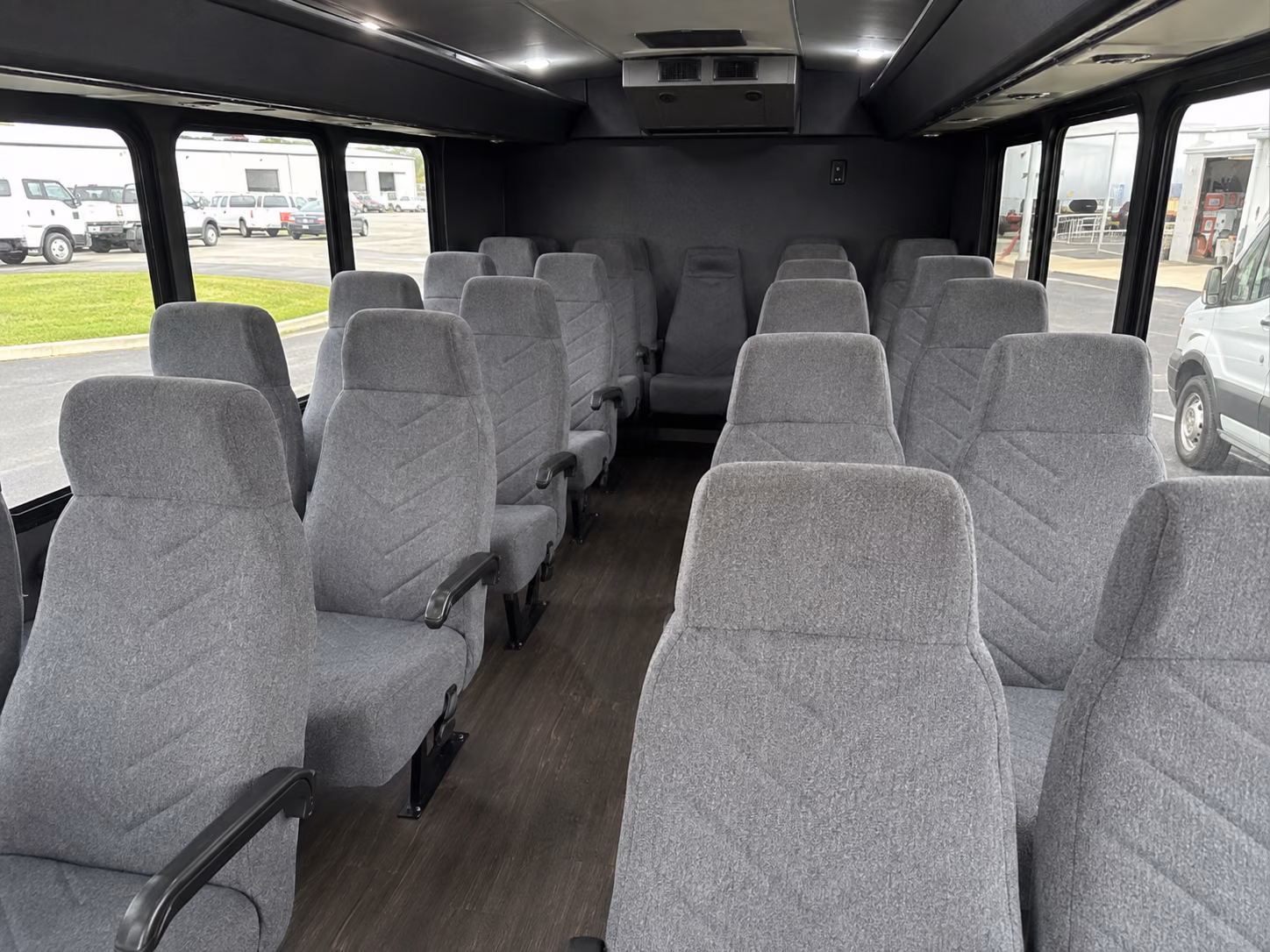 bayonne 20 passenger minibus inside