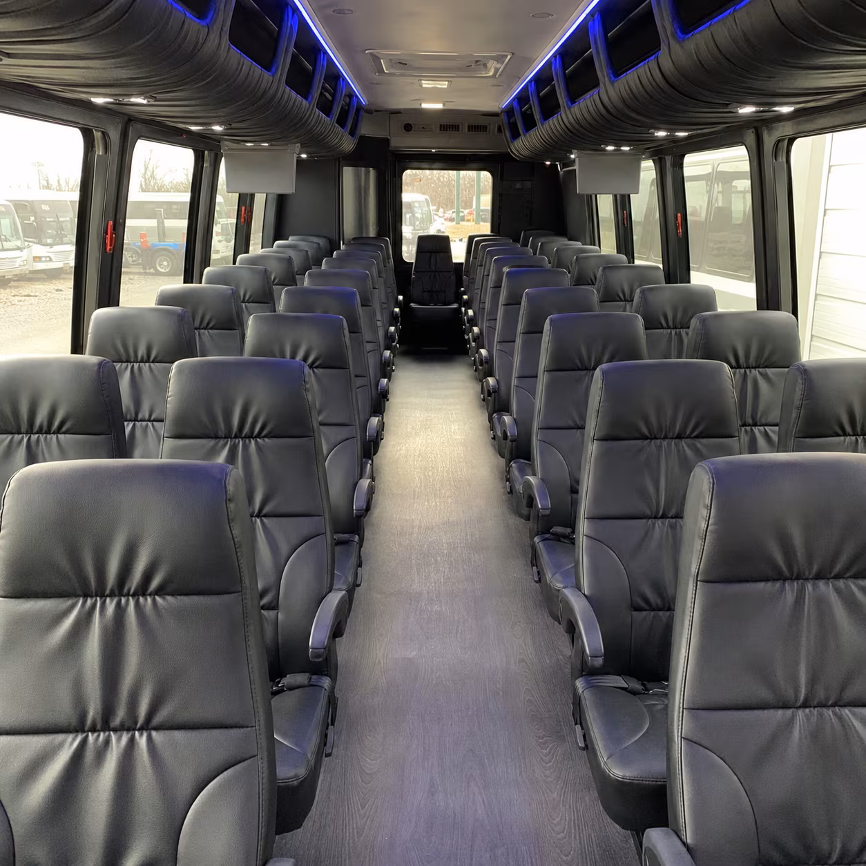 bayonne 30 passenger minibus interior