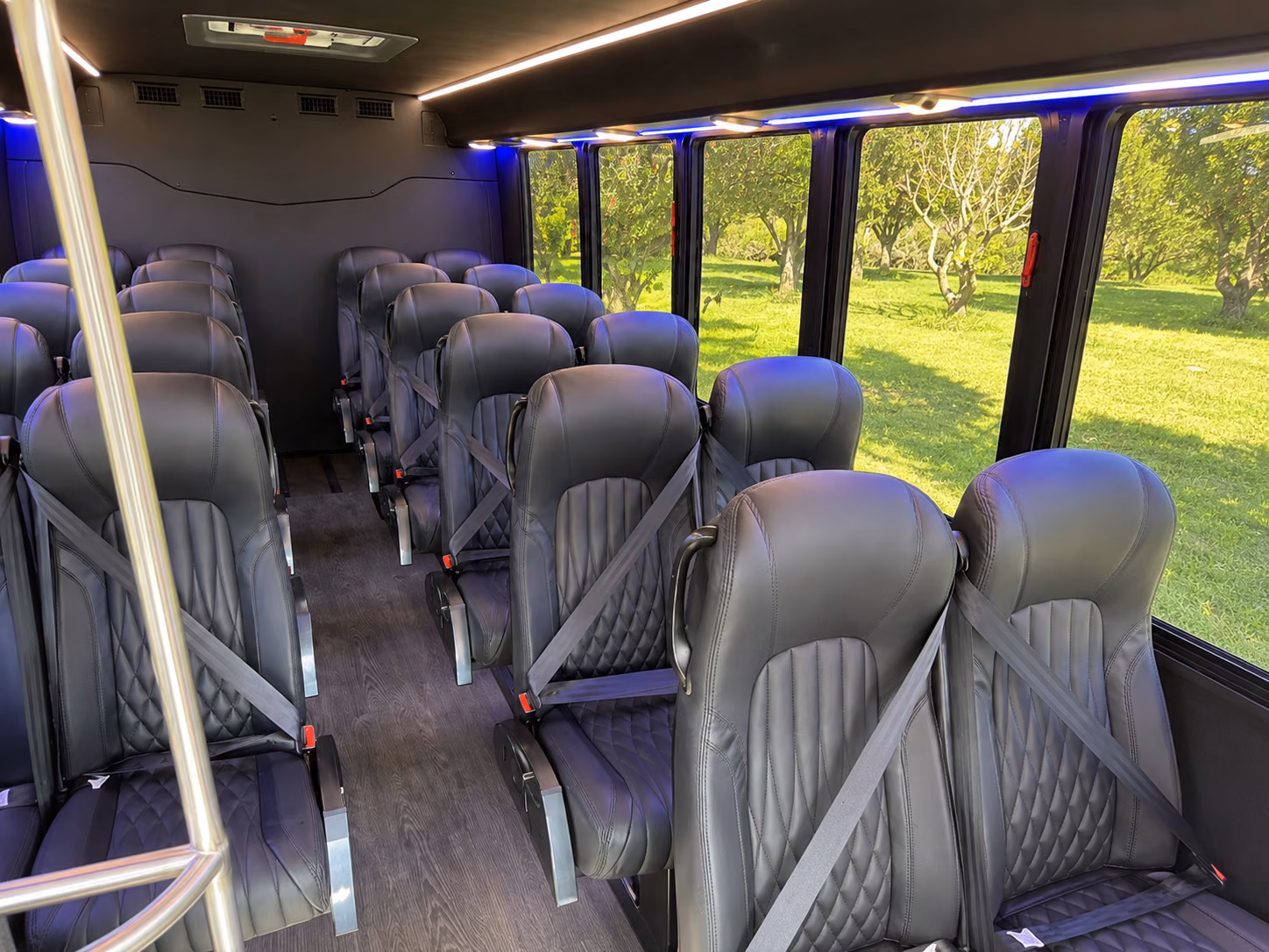 bayonne school event transportation onboard seating