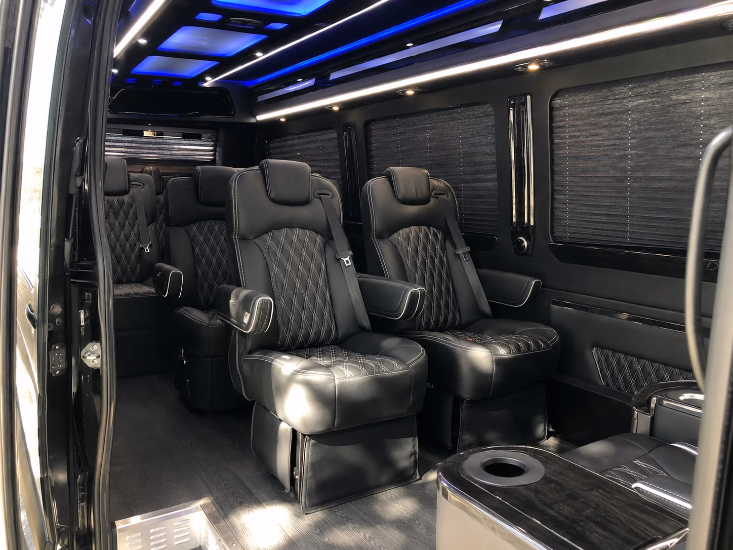 bayonne sprinter van with driver inside